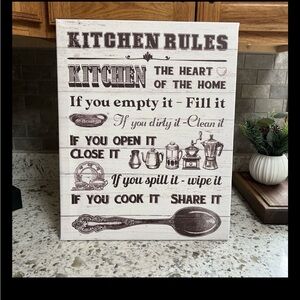 16x20 Farmhouse Kitchen Decor